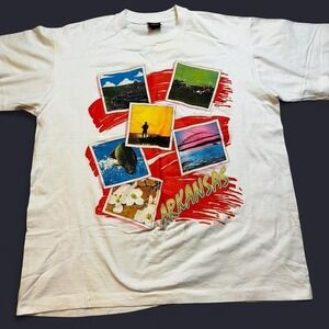 Vintage 90s Arkansas color splash graffiti photo tshirt size XL
